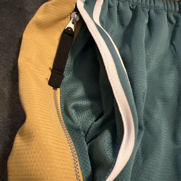Medium Mens Nike Dri-FIT DNA Athletic Basketball Shorts Teal/Gold CV1897-379 - Picture 8 of 9